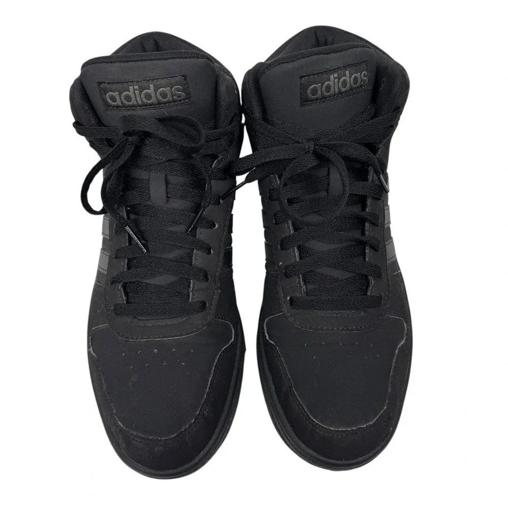 Adidas Mens Hoops 2.0 Mid‎ FV7229 Black Shoes Sneakers Size 11